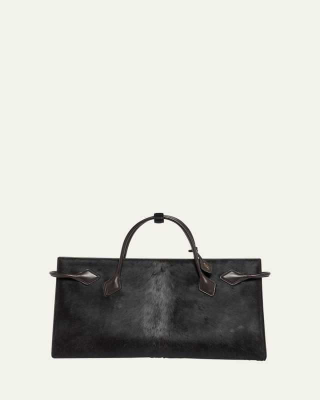 Le Teckel Calf Hair Tote Bag